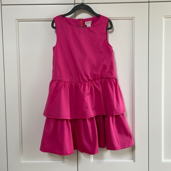 Crewcuts girls bright pink party dress size 7 - Picture 2 of 5